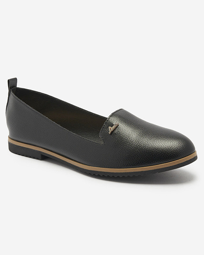 Black women's moccasins Riorica- Footwear