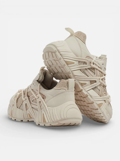 Женские Кроссовки Aurora Бежевые Синтетические Спортивные Летние