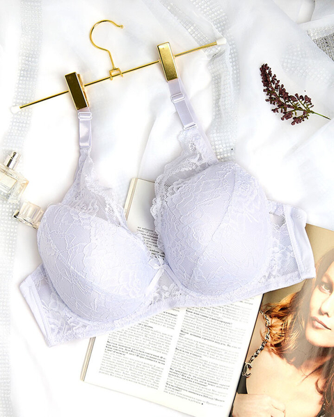 Royalfashion Женский бюстгальтер, украшенный кружевом