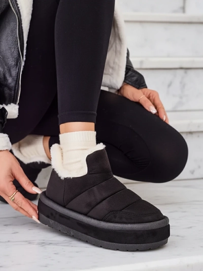 Royalfashion Sieviešu Zoeno īsie zābaki a'la sniega zābaki