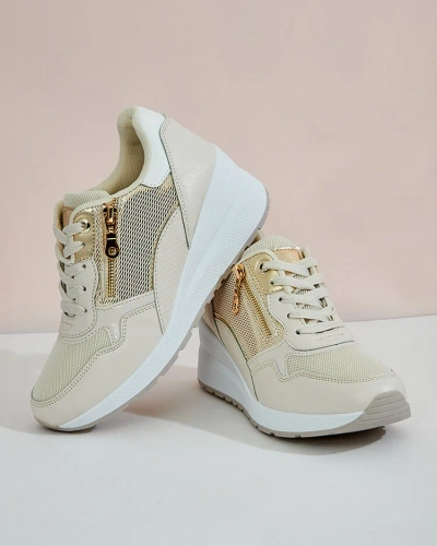 Royalfashion Women's sporty sneakers on a Nentas catskin
