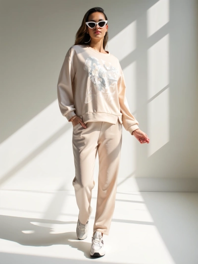 Royalfashion Women's viscose set with print