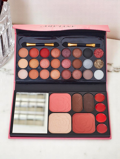 ANYLADY Компактная палетка для макияжа – тени для век, контур, губы, 33 оттенка