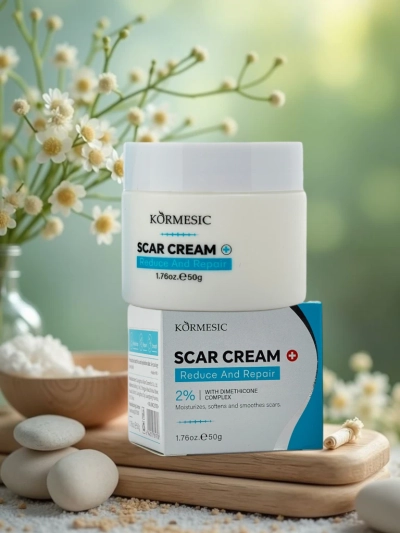 Scar cream helps skin regeneration