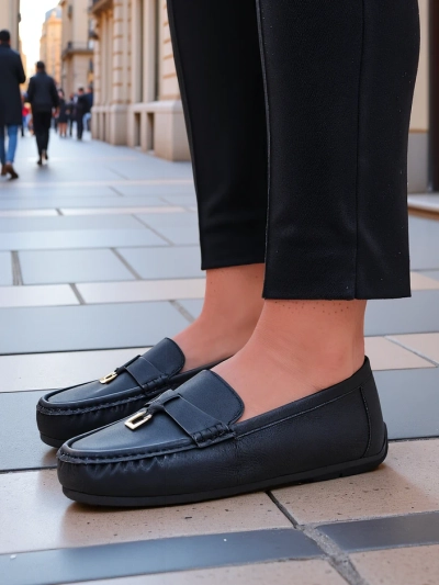 Royalfashion Matte women's moccasins Timmone
