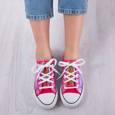 Pink transparent sneakers Cosmo - Shoes