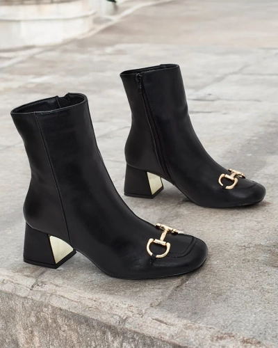 Royalfashion Women's ankle boots on a post Rozuli