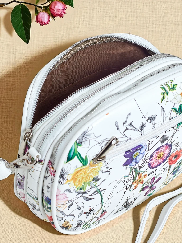 Royalfashion Mazā sieviešu rokassoma no ekoloģiskās ādas Floriana