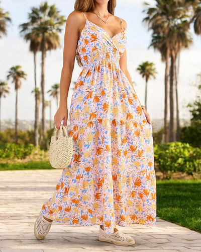 Royalfashion Women's cotton midi dress