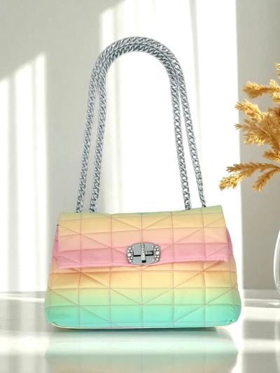 Royalfashion Small women's handbag made of ombre eco leather Sophie Rose