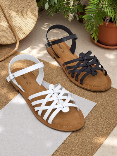 Royal Fashion Women's Livia sandals with decorative straps