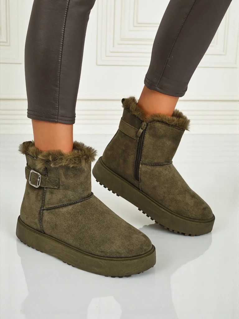 Royalfashion Krutkie buty a'la śniegowce damskie Aurelia Classico