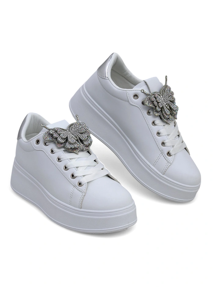 Royalfashion Women's Platform Sneakers with Butterfly Obellay