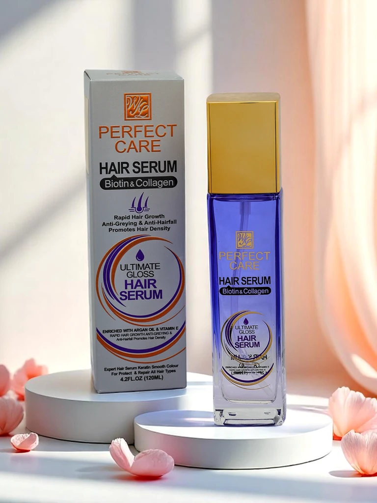 PERFECT CARE matu serums ar biotīnu - paātrina augšanu, biezina un novērš matu izkrišanu