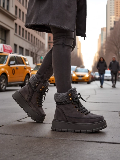 Royalfashion Women's Snow Boots Bomion