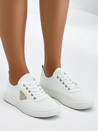 Royalfashion Lace-up women's sporty shoes with a print Fennie