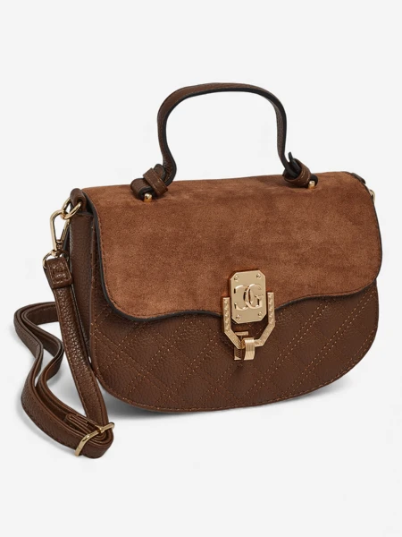 Luna Women's Dark Brown Elegant Eco-Leather Bag