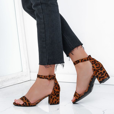 Sandals on a leopard post Madeleine - Footwear 1