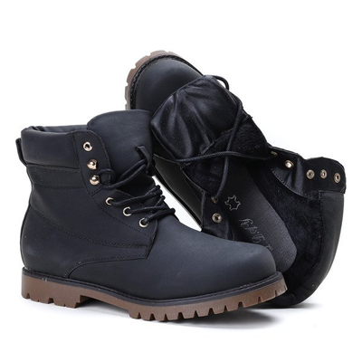 Black insulated hiking boots Journey- Footwear