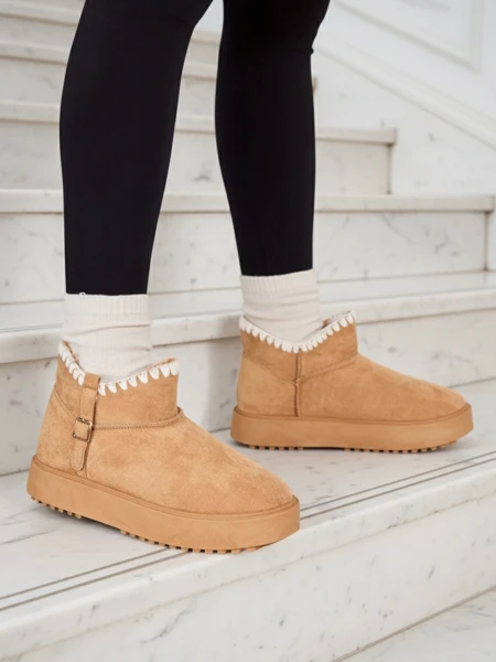 Royalfashion Short women's snow boot style boots Ewioz