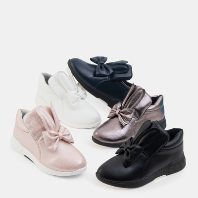 Graphite children's sports shoes with Elira decorations - Footwear