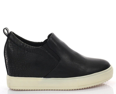 Black slip on wedges Refferas - Footwear
