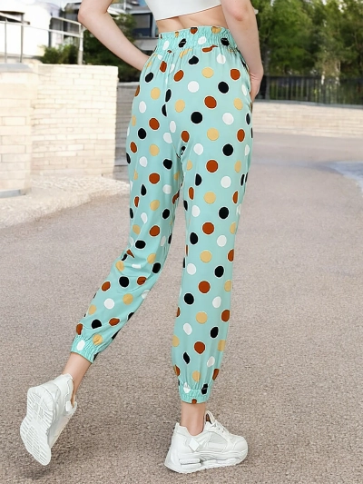 Royalfashion Women's fabric polka dot pants