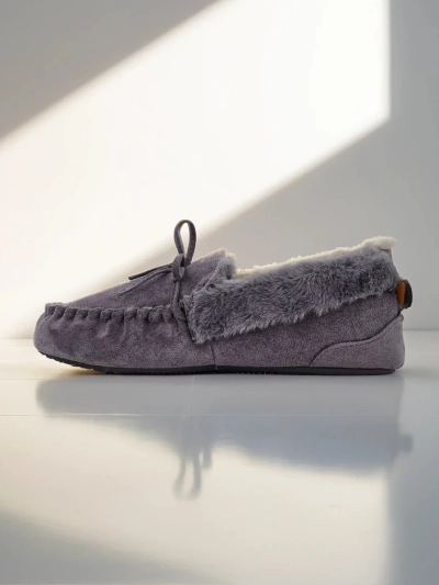 Royalfashion Women's moccasins with fur Ahtikes