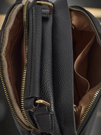 Small women's eco-leather bag Melisse