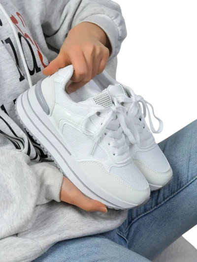Royalfashion Women's sports sneakers on a platform Revided