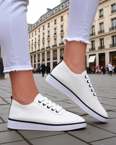 Royalfashion Women's perforated sports shoes Pumbes