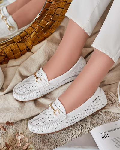 Royalfashion Women's openwork moccasins Mill