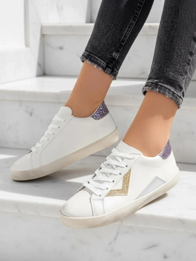 Royalfashion Women's sporty sneakers with embellishments Ginn
