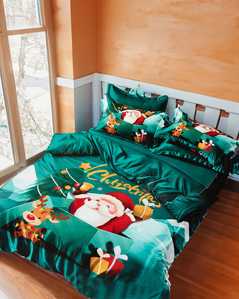 Royalfashion Christmas bedding 140x200 set of 4 PARTS