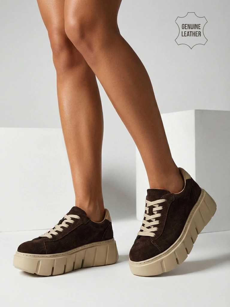 Eller Women's Sports Sneakers Made of Natural Leather