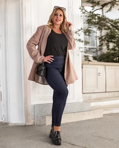 Royalfashion Women's Treggings PLUS SIZE Pants