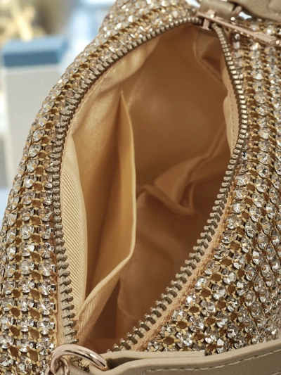 Damska torebka wizytowa z cyrkoniami Luniva