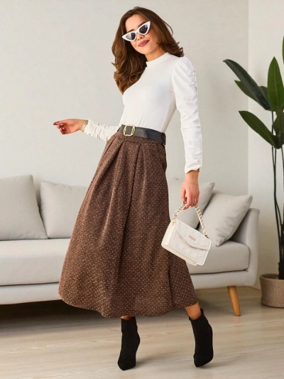 Женская юбка миди Royalfashion