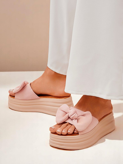 Royal Fashion Women's Platform Slides Givan