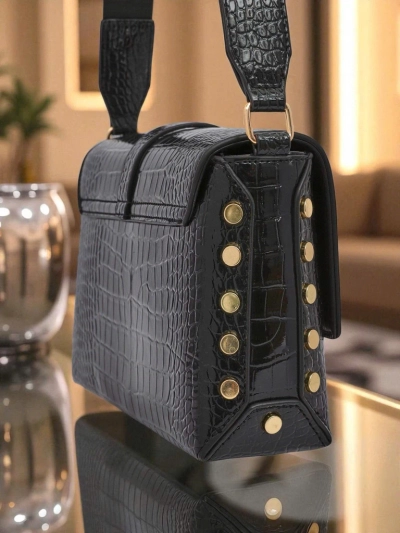 Royalfashion Лакированная маленькая женская сумочка из экокожи Nexa Vale