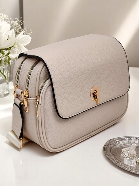 Royal Fashion Small Women's Eco-Leather Handbag with 2 Compartments