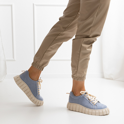 Zili sieviešu auduma sporta apavi Ristao - Apavi