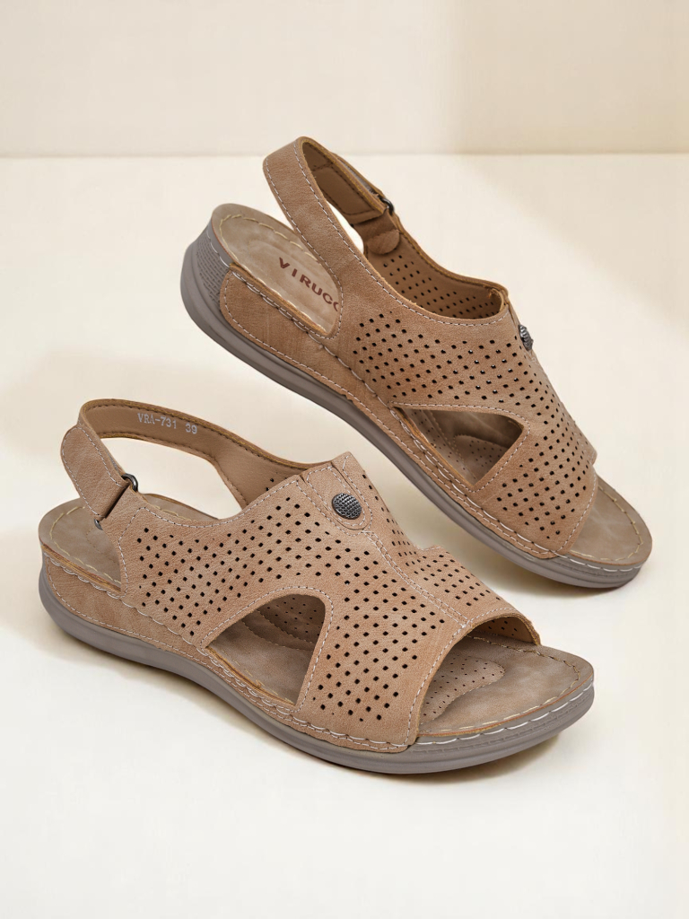 Royalfashion sieviešu perforētās sandales Leminni