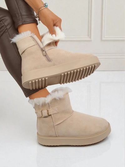 Royalfashion Krutkie buty a'la śniegowce damskie Aurelia Classico