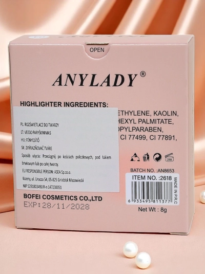 Anylady Kompaktais sejas izgaismotājs Pink Radiance