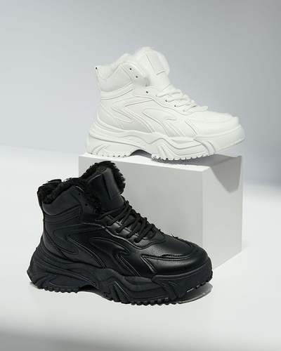 Royalfashion Forraffi fur insulated women's sneakers