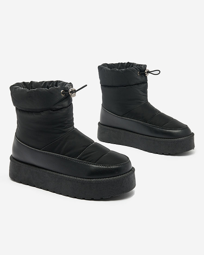 Royalfashion Women's snow boots in black Dasohala