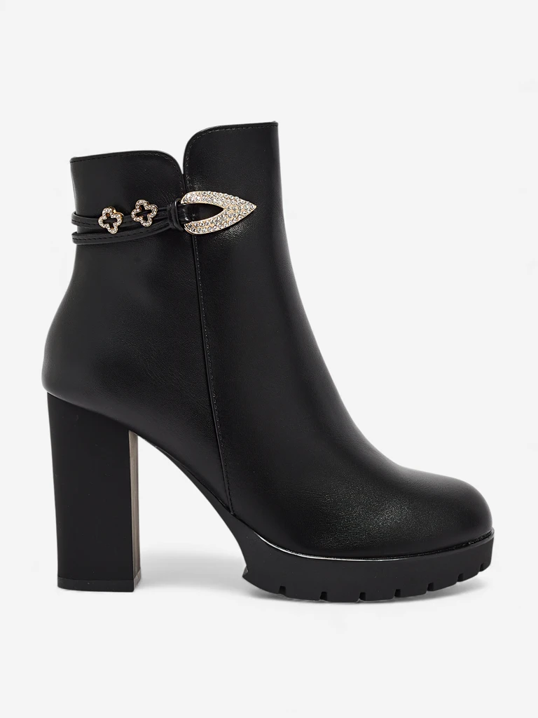 Женские ботильоны Sylvar из экокожи на каблуке