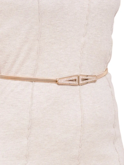 Aurelia Classico – damski złoty pasek metalowy z ozdobnym zapięciem