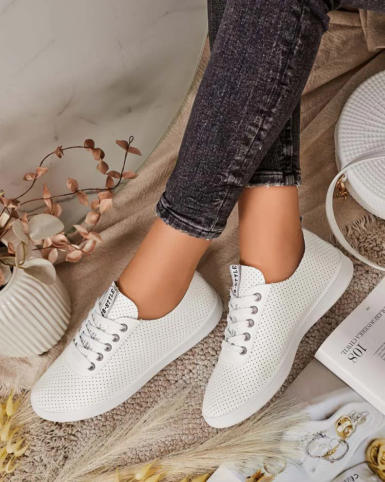 Royalfashion Women's Umurra Openwork Sneakers